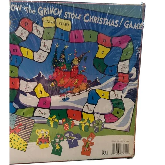 New SEALED 1997 HTF Dr. SUESS HOW THE GRINCH STOLE CHRISTMAS GAME 1st EDITION - Picture 12 of 13